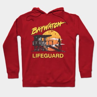 Baywatch Lifeguard Sunset 1989 Hoodie